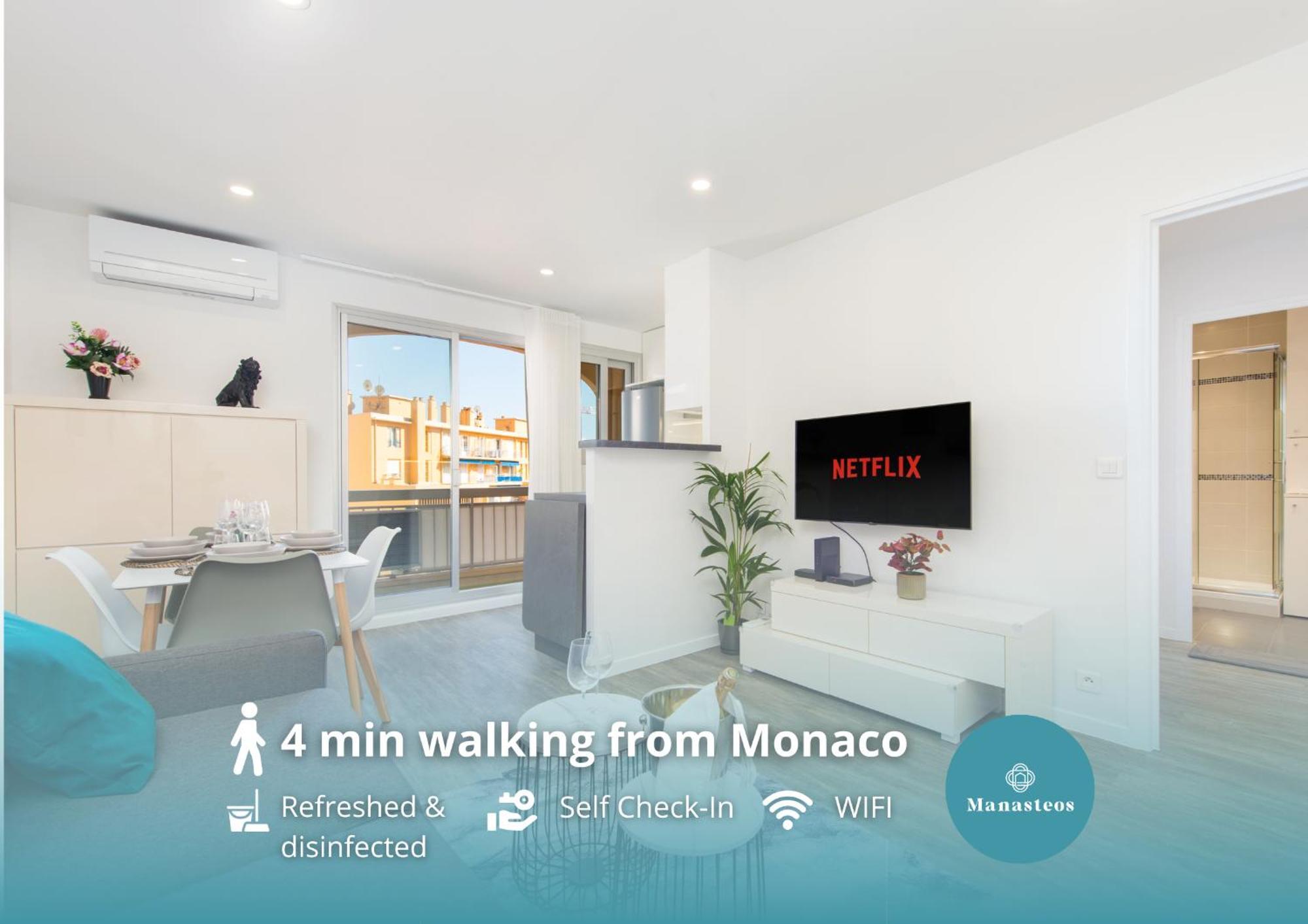 Monaco A Pied - Spacieux Appartement - Balcon - Ca Beausoleil Esterno foto
